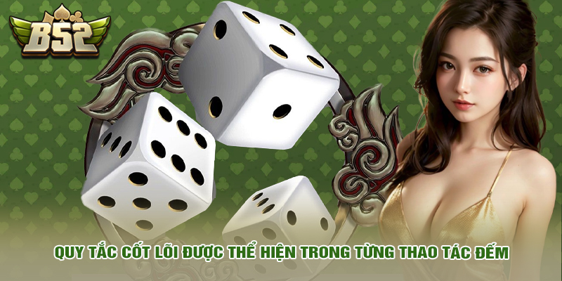 Quy tắc cốt lõi được thể hiện trong từng thao tác đếm