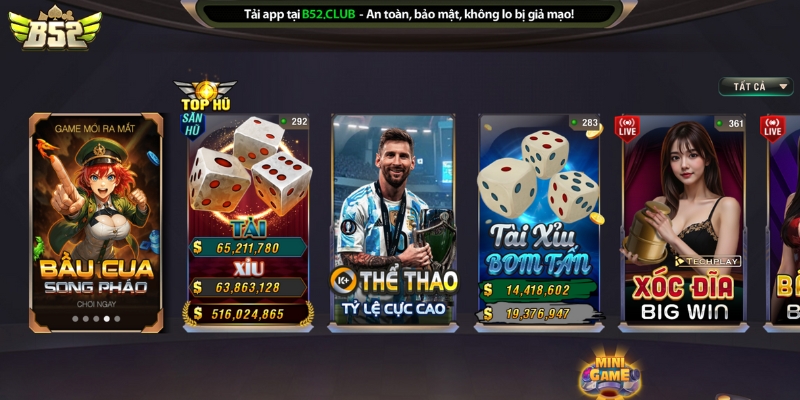 Hướng dẫn tải và cài đặt game B52 Club trên điện thoại 